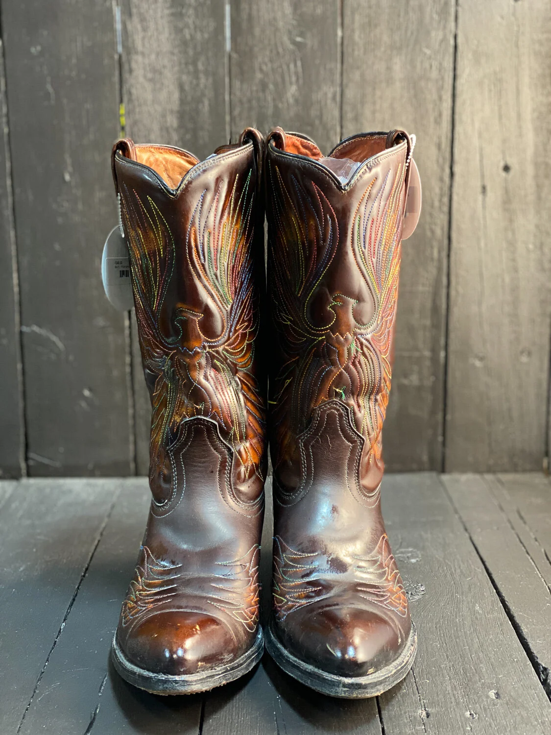 Womens US 11 Acme Boots FauxyFurr Vintage Handmade